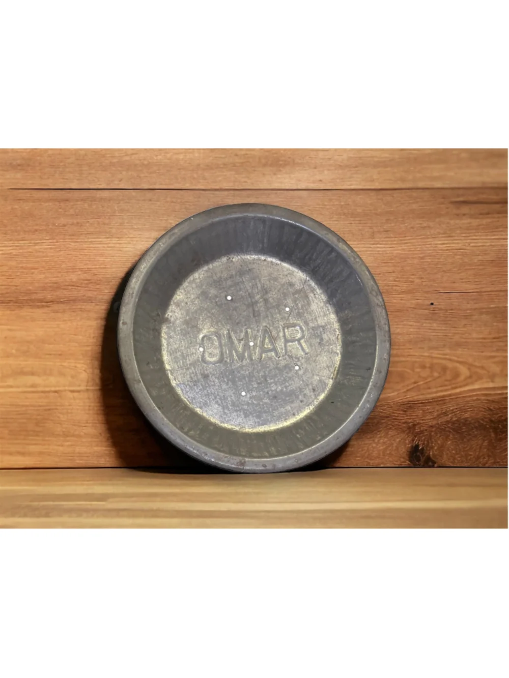 Collectible Farmhouse Kitchen Pie Plate Rustic Retro 1950s Kitchen Omar Brand Gr